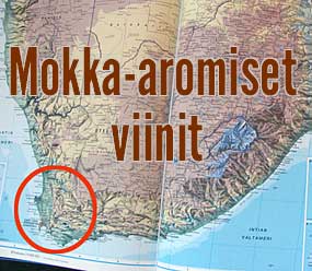 Etelä-Afrikan mokka-aromiset viinit, viinien manipulointi.