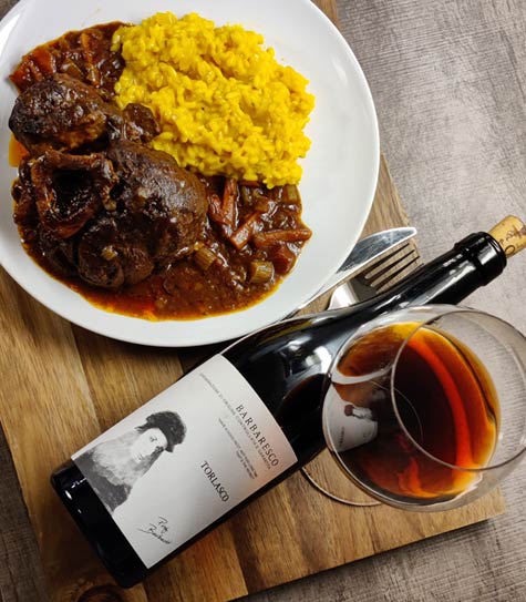 Barbaresco ja osso buco