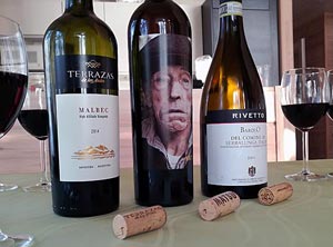 Malbec, Tempranillo, Barolo