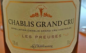 Tammitettu Grand Cru Chablis