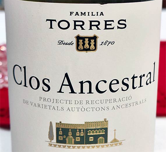 Clos Ancestral -etiketti