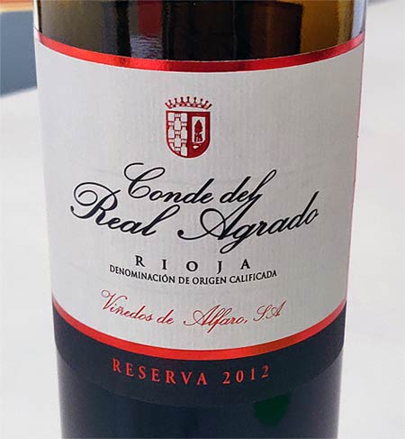 Viñedos de Alfaro Conde Del Real Agrado Reserva 2012