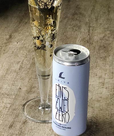 Leitz Eins-Zwei-Zero Sparkling Riesling Alcohol Free tölkki