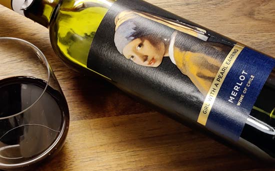 Girl With A Pearl Earring Merlot