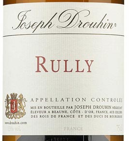Burgundin valkoviinit, Joseph Drouhin Rully