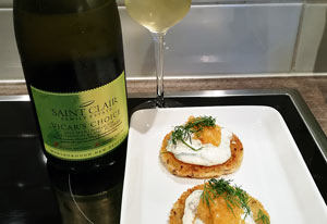 Saint Clair Vicar's Choice ja Toast Skagen