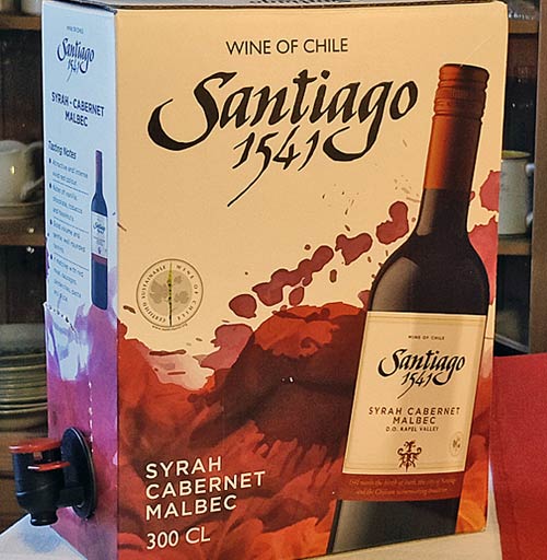 Santiago 1541 Syrah Cabernet Malbec