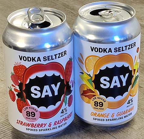 SAY Hard Seltzer -juomia