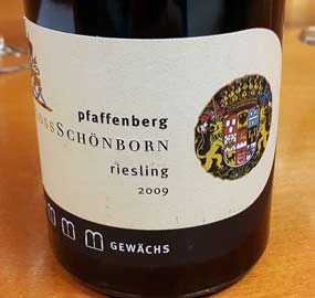 Saksalainen Schloss Schönborn Riesling