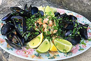 Seafood platter