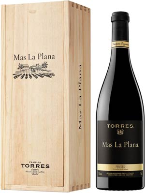 Torres Mas La Plana lahjapakkauksessa