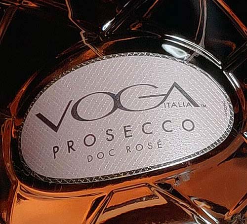 Voga roseeprosecco etiketti