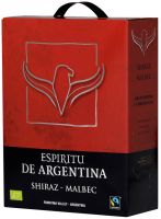 [kuva: Espíritu de Argentina Shiraz Malbec 2017 hanapakkaus]