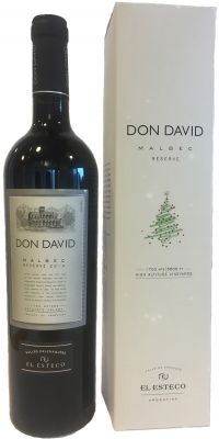[kuva: Don David Malbec Reserve 2017 lahjapakkaus(&copy; Alko)]