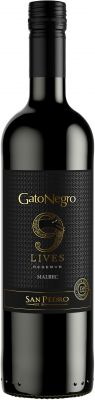 [kuva: Gato Negro 9 Lives Reserve Malbec 2017(&copy; Alko)]