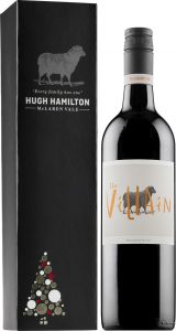 [kuva: Hugh Hamilton The Villain Cabernet Sauvignon 2017 lahjapakkaus(&copy; Alko)]