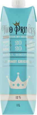 [kuva: Two Princes Pinot Grigio 2021 kartonkitölkki(&copy; Alko)]