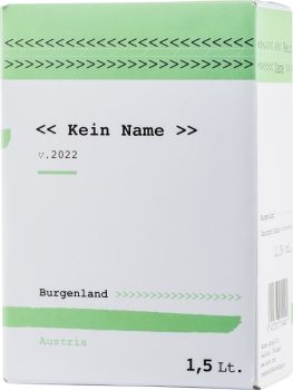 [kuva: Kein Name Burgenland Sauvignon Blanc 2022 hanapakkaus(&copy; Alko)]
