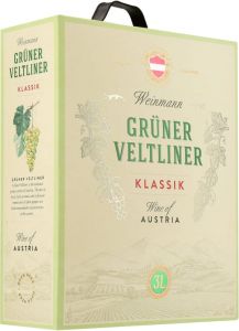 [kuva: Weinmann Klassik Grüner Veltliner 2024 hanapakkaus(&copy; Alko)]
