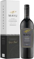 [kuva: Mayu Reserva Carménère 2016 lahjapakkaus]