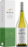 [kuva: Mayu Riesling 2018 lahjapakkaus]