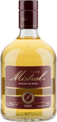 [kuva: Pisco Mistral Añejado en Roble(&copy; Alko)]