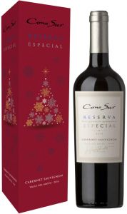 [kuva: Cono Sur Reserva Especial Cabernet Sauvignon 2016 lahjapakkaus(&copy; Alko)]