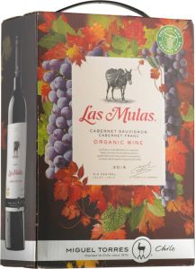 [kuva: Las Mulas Cabernet Sauvignon Cabernet Franc 2015 hanapakkaus(&copy; Alko)]