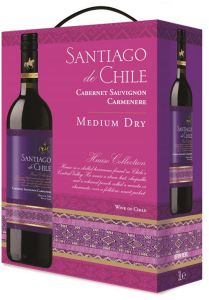 Santiago de Chile Cabernet Sauvignon Carmenere Medium Dry 2021 hanapakkaus