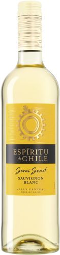 [kuva: Espiritu de Chile Semi Sweet Sauvignon Blanc 2025(&copy; Alko)]