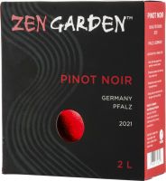[kuva: Zen Garden Pfalz Pinot Noir 2021 hanapakkaus]