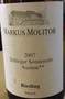 [kuva: Markus Molitor Riesling Zeltinger Sonnenuhr Auslese 2007]