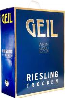 [kuva: Geil Riesling Trocken  2020 hanapakkaus]