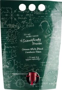 [kuva: Scientifically Proven German White Blend viinipussi(&copy; Alko)]