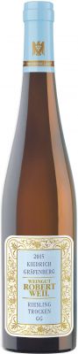 [kuva: Robert Weil Kiedrich Gräfenberg Riesling Trocken GG 2015(&copy; Alko)]