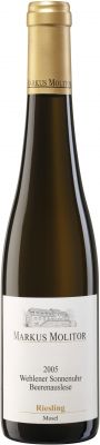 [kuva: Markus Molitor Wehlener Sonnenuhr Riesling Beerenauslese 2005(&copy; Alko)]
