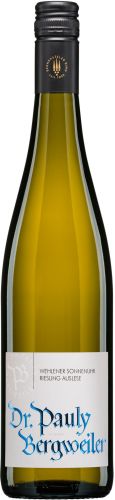 [kuva: Dr. Pauly-Bergweiler Wehlener Sonnenuhr Riesling Auslese 2012(&copy; Alko)]