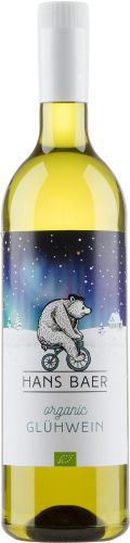 [kuva: Hans Baer Organic White Glühwein muovipullo(&copy; Alko)]