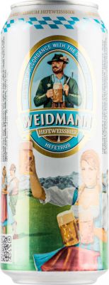 [kuva: Weidmann Weissbier Hefeweizen tölkki(&copy; Alko)]