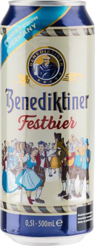 [kuva: Benediktiner Festbier tölkki(&copy; Alko)]
