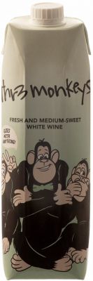 [kuva: Thr3 Monkeys 2024 kartonkitölkki(&copy; Alko)]