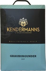 [kuva: Kendermanns Grauburgunder Dry 2018 hanapakkaus(&copy; Alko)]