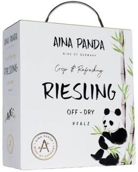 [kuva: Aina Panda Riesling Off-Dry 2023 hanapakkaus(&copy; Alko)]