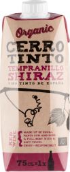 [kuva: Cerro Tinto Organic Tempranillo Shiraz kartonkitölkki]