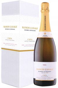 [kuva: Ramon Canals Reserva Numerada Cava Seco lahjapakkaus(&copy; Alko)]