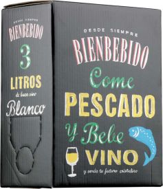 [kuva: Bienbebido Verdejo 2017 hanapakkaus(&copy; Alko)]