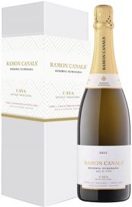 [kuva: Ramon Canals Reserva Numerada Cava Seco 2016 lahjapakkaus(&copy; Alko)]