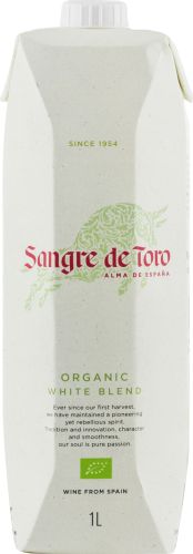 [kuva: Sangre de Toro Organic White Blend 2022 kartonkitölkki(&copy; Alko)]