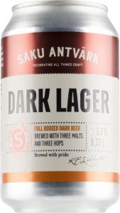 [kuva: Saku Antvärk Dark Lager tölkki(&copy; Alko)]