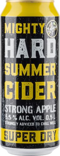 [kuva: Mighty Hard Summer Cider tölkki(&copy; Alko)]